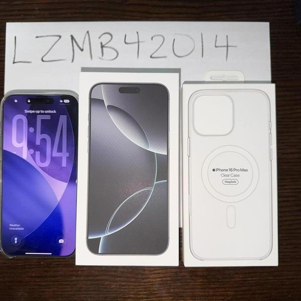 Apple iPhone 16 Pro Max - AT&T, 256 GB, White, A3084