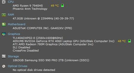 Good
													Asus ROG Zephyrus G14 (2023) GA402 - Ryzen 9, White, 1 TB, 32 GB, photo 2 of 8