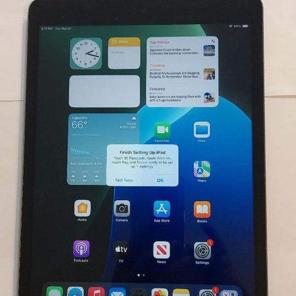 Apple iPad 9th Gen - Unlocked, 64 GB, Gray, A2603