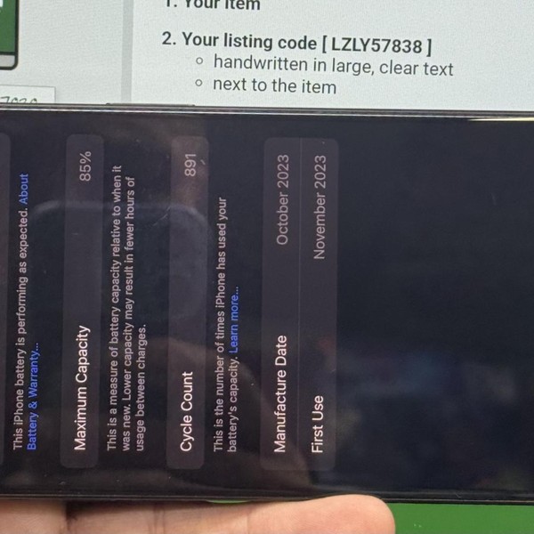 Apple iPhone 15 Pro Max - Unlocked, 256 GB, Black, A2849