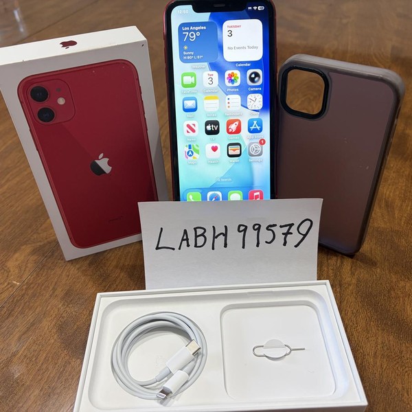 Apple iPhone 11 - Unlocked, 128 GB, Red, A2111