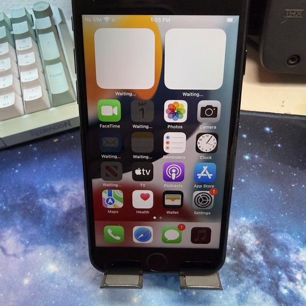 Apple iPhone 7 - Unlocked, 128 GB, Jet Black, A1778, GSM