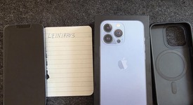 Good
													Apple iPhone 13 Pro - Unlocked, Sierra Blue, 128 GB, A2483, photo 1 of 7