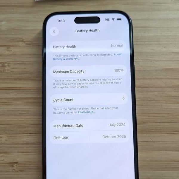 Apple iPhone 15 - Unlocked, 128 GB, Black, A2846