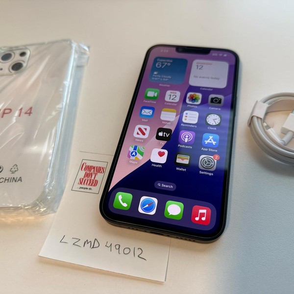 Apple iPhone 14 - Unlocked, 128 GB, Midnight, A2649
