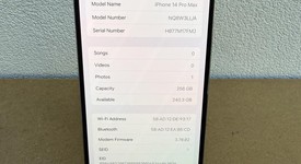 Fair
													Apple iPhone 14 Pro Max - Unlocked, Purple, 256 GB, A2651, photo 4 of 25