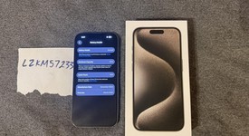 Good
													Apple iPhone 15 Pro - Unlocked, Natural, 128 GB, A2848, photo 1 of 4