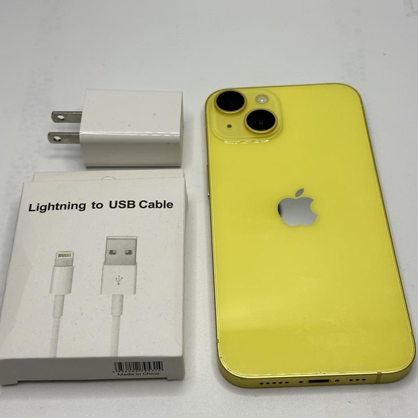 Apple iPhone 14 - Unlocked, 256 GB, Yellow, A2649
