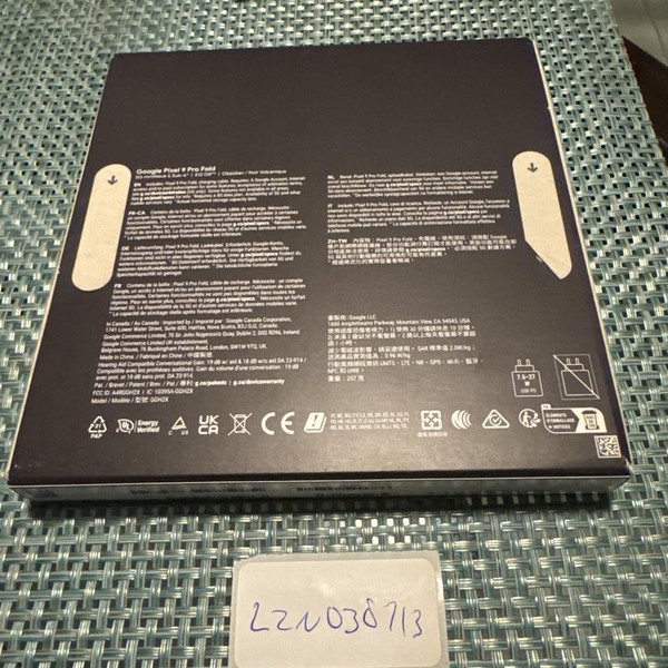 Google Pixel 9 Pro Fold - Unlocked, 512 GB, Obsidian, GGH2X