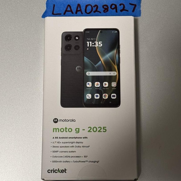 Moto G 5G (2025) - Cricket, Gray, 128 GB