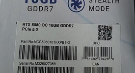 Used
													PNY GeForce RTX 5080 - VCG508016TFXPB1-O, 5080 Triple Fan OC, photo 5 of 5