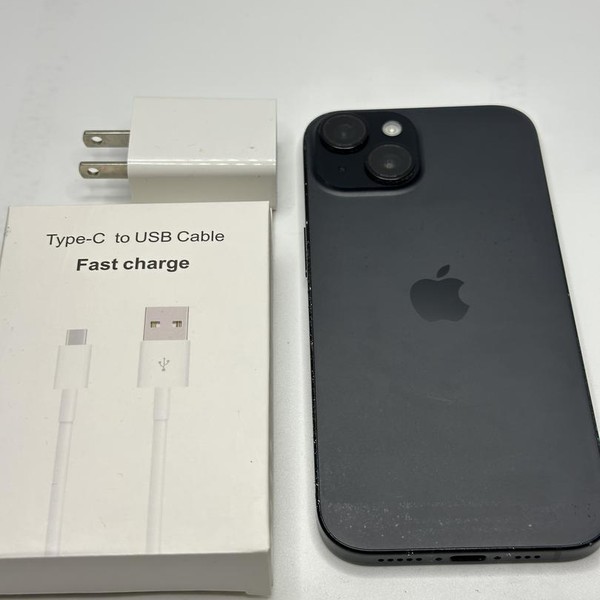 Apple iPhone 15 - Unlocked, 256 GB, Black, A2846
