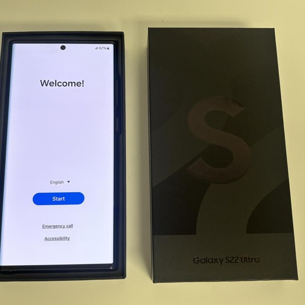 Samsung Galaxy S22 Ultra - Unlocked, 512 GB, Black, 12 GB, SM-S908U1