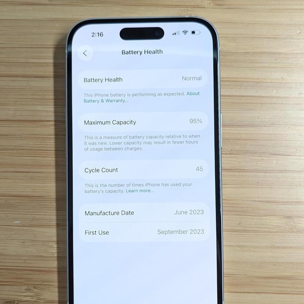 Apple iPhone 15 - Unlocked, 128 GB, Blue, A2846