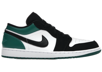 Jordan 1 Low White Black Mystic Green for sale