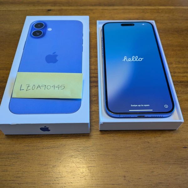 Apple iPhone 16 Plus - Unlocked, 128 GB, Ultramarine, A3082