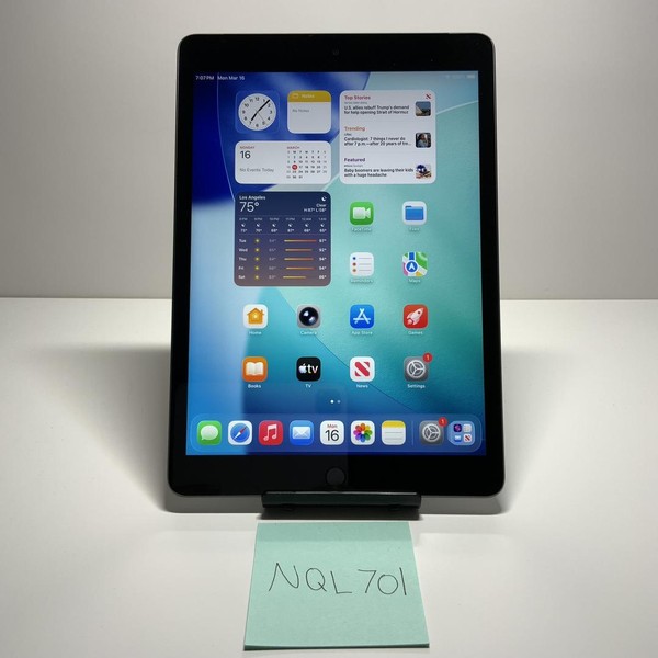Apple iPad 9th Gen - Unlocked, 64 GB, Gray, A2603