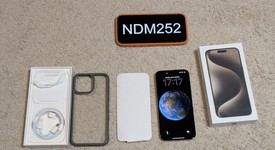 Good
													Apple iPhone 15 Pro Max - Unlocked, Natural, 256 GB, A2849, photo 1 of 10