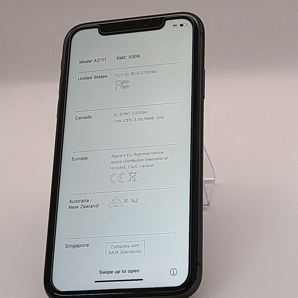 Apple iPhone 11 - Unlocked, 64 GB, Black, A2111