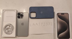 Good
													Apple iPhone 15 Pro Max - Unlocked, Natural, 256 GB, A2849, photo 4 of 13