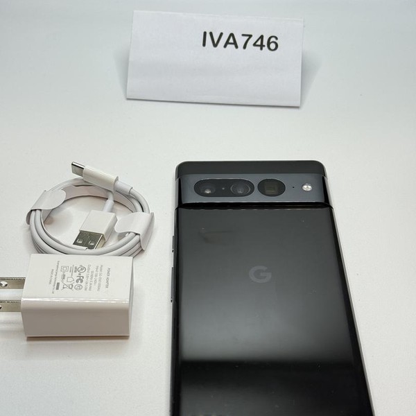 Google Pixel 7 Pro - Unlocked, 128 GB, Obsidian, 12 GB, GE2AE