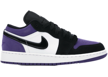 Jordan 1 Low Court Purple (GS) for sale