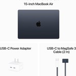 Fair MacBook Air 2024 (M3) - 13 inch - 256 GB, Midnight, 8 GB, Apple M3, 8-core GPU