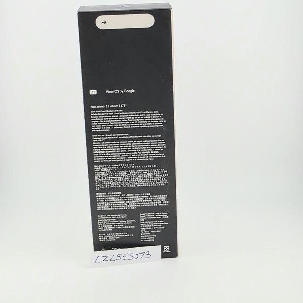 Google Pixel Watch 3 - T-Mobile, Black, 45mm, LTE