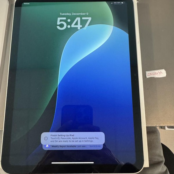 Apple iPad 11th Gen - Unlocked, 128 GB, Silver, A3355