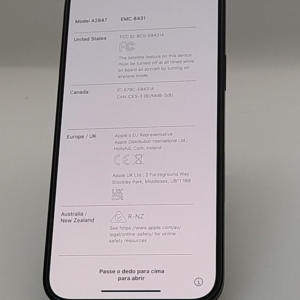 Apple iPhone 15 Plus - AT&T, 128 GB, Black, A2847