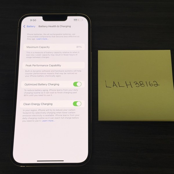 Apple iPhone 13 Pro Max - Unlocked, 128 GB, Gold, A2484