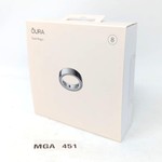 New Oura Ring Gen 4 - Silver, Size 8