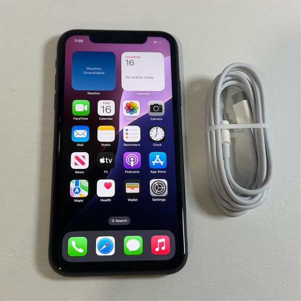 Apple iPhone 11 - Unlocked, 64 GB, Black, A2111