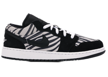 Jordan 1 Low Zebra (GS) for sale