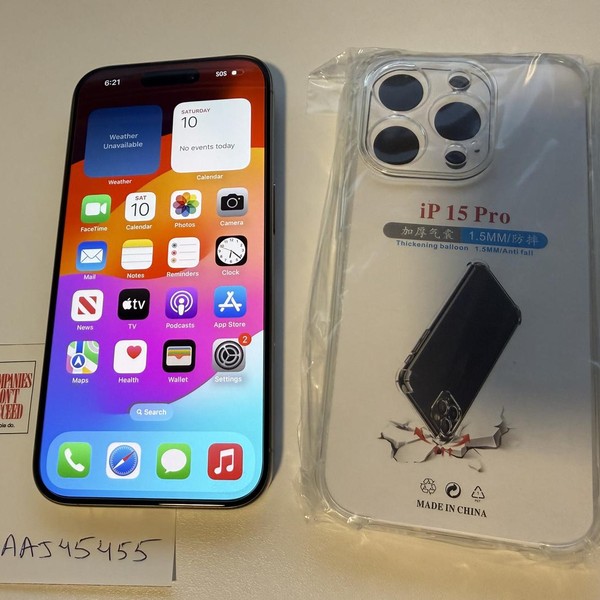 Apple iPhone 15 Pro - Unlocked, 128 GB, Natural, A2848