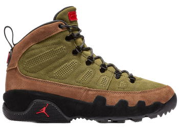 Jordan 9 Retro Boot Military Brown for sale