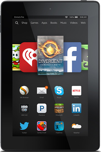 Amazon Kindle Fire HD 7 - Wi-Fi, Black, 8 GB