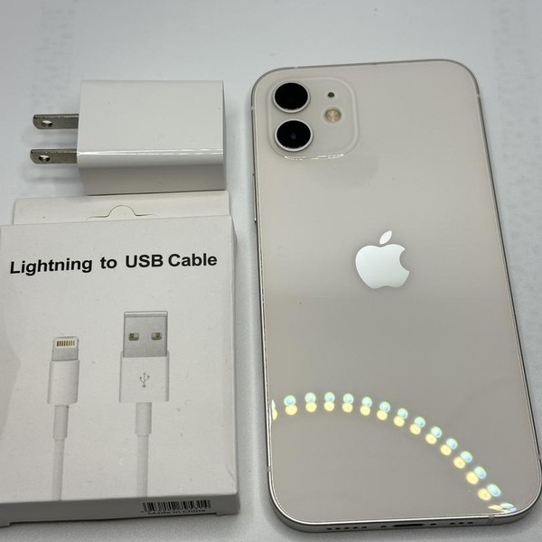 Apple iPhone 12 - Unlocked, 128 GB, White, A2172