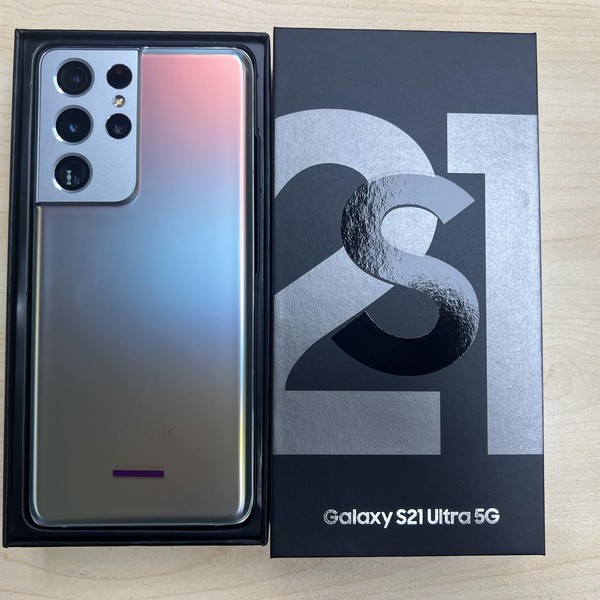 Samsung Galaxy S21 Ultra 5G - Verizon, 128 GB, Silver, 12 GB, SM-G998U