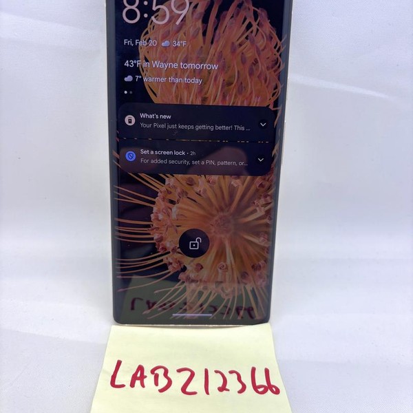 Google Pixel 6 Pro - Verizon, 128 GB, Sunny, 12 GB, G8VOU