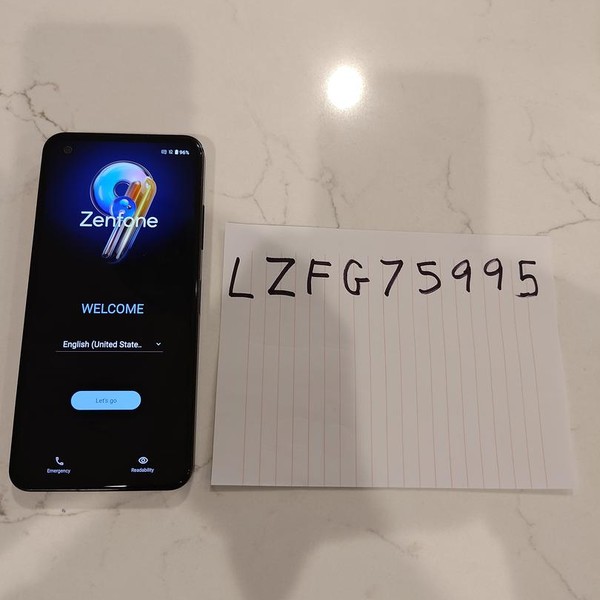 Asus Zenfone 9 - Unlocked, 128 GB, Black, 8 GB, U.S.