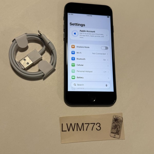 Apple iPhone SE 3rd Gen 2022 - Unlocked, 64 GB, Midnight, A2595