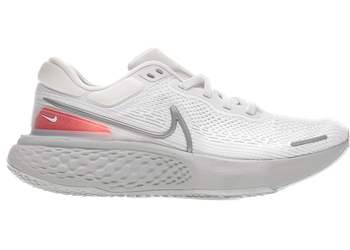 Nike ZoomX Invincible Run Flyknit White Pure Platinum Chile Red for sale