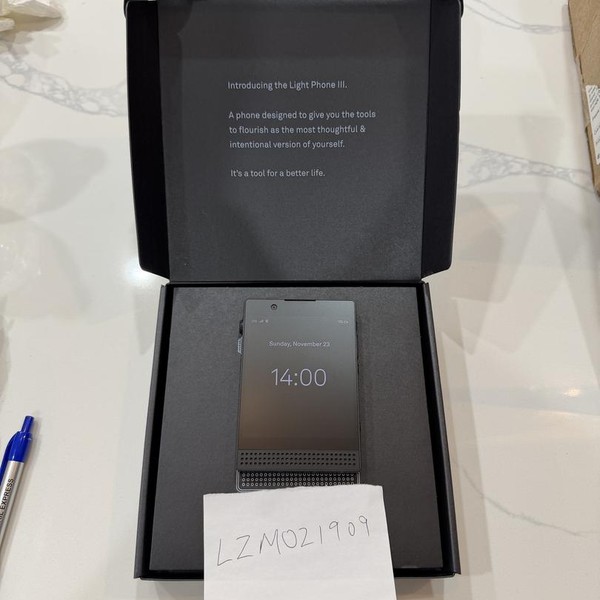 Light Phone 3 - Unlocked, Black, 128 GB, 6 GB