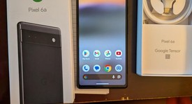 Good
													Google Pixel 6a - Unlocked, Charcoal, 128 GB, 6 GB, GX7AS, photo 1 of 7