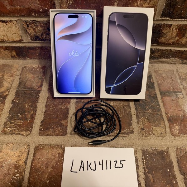 Apple iPhone 16 Pro Max - Unlocked, 512 GB, Black, A3084