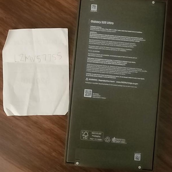 Samsung Galaxy S25 Ultra - Unlocked, 512 GB, Jetblack, 12 GB, SM-S938U1