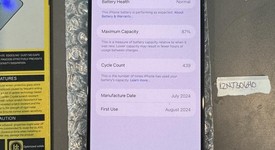 Good
													Apple iPhone 15 Pro Max - Unlocked, Black, 256 GB, A2849, photo 1 of 6