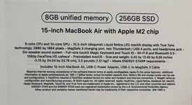 Mint
													MacBook Air 2023 - 15" - Apple M2, Midnight, 256 GB, 8 GB, photo 3 of 12