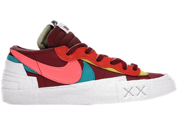 Nike Blazer Low sacai KAWS Red for sale